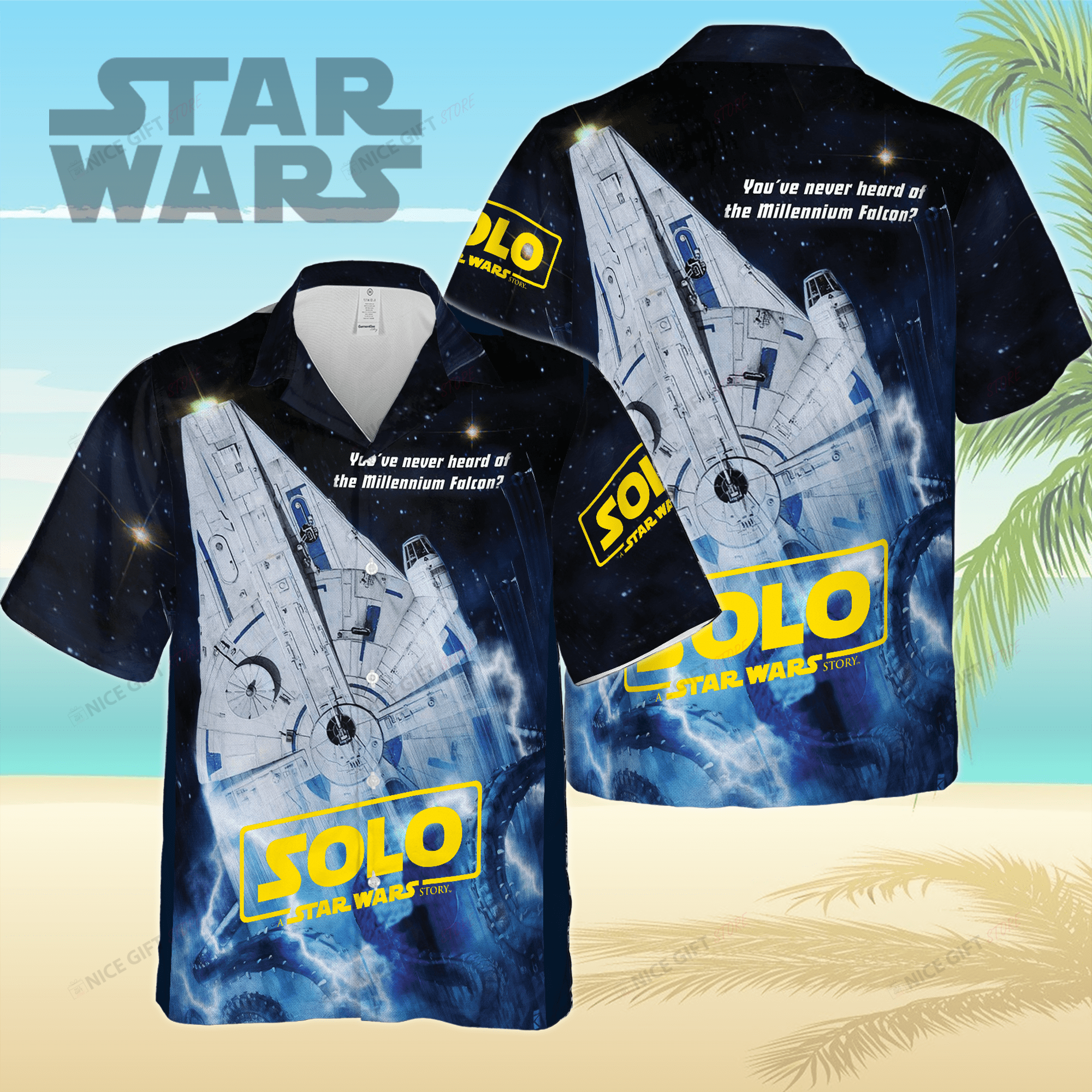 Solo A Star Wars Story Hawaiian 3D Shirt