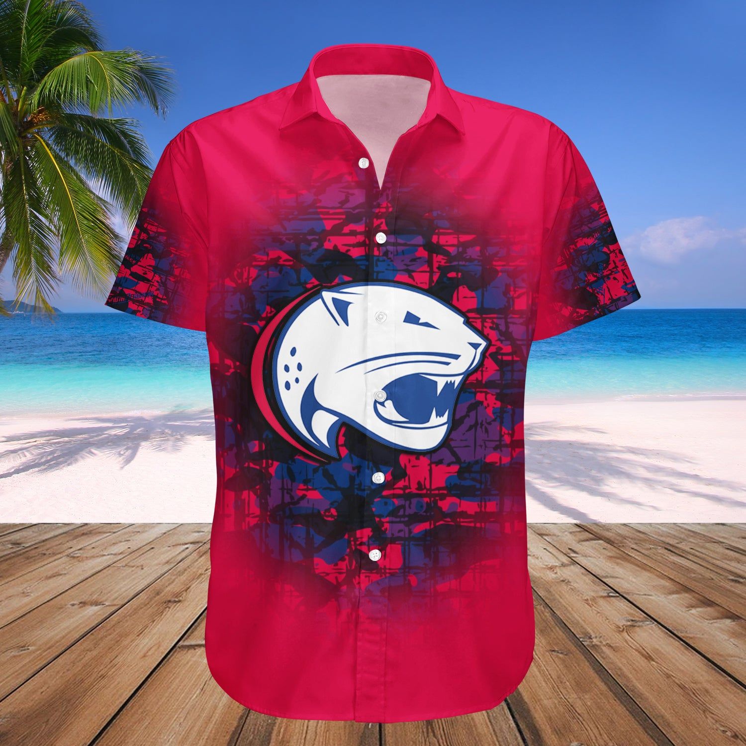 South Alabama Jaguars Hawaii Shirt Camouflage Vintage – NCAA
