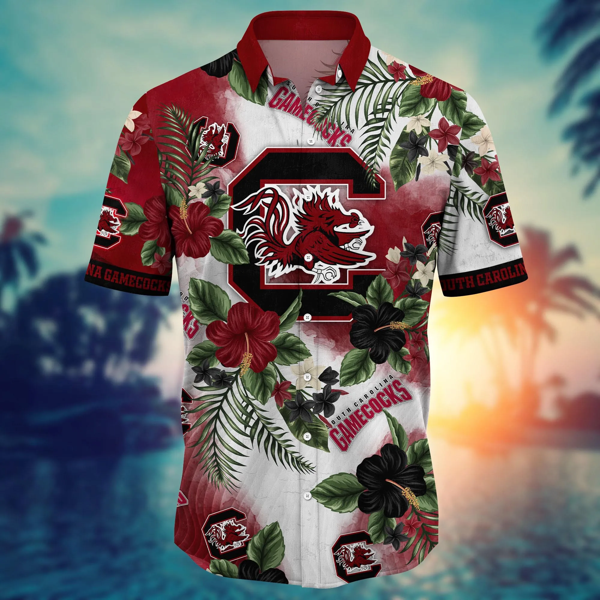 South Carolina Gamecocks NCAA Hawaiian Shirt Summer Fruitstime Aloha Shirt
