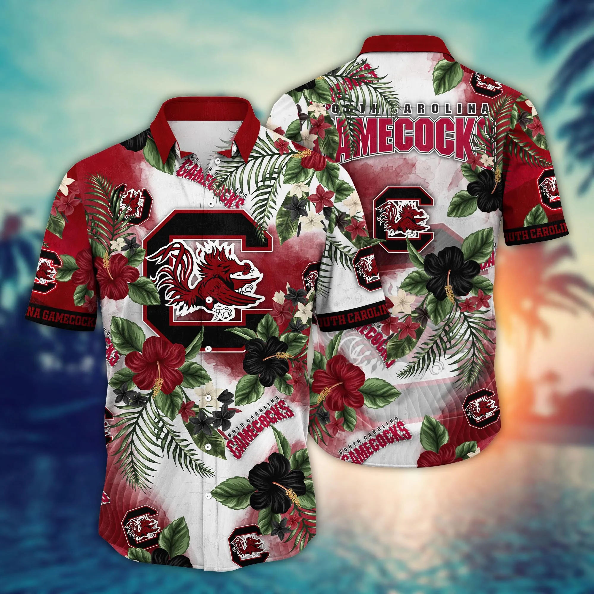 South Carolina Gamecocks NCAA Hawaiian Shirt Summer Fruitstime Aloha Shirt