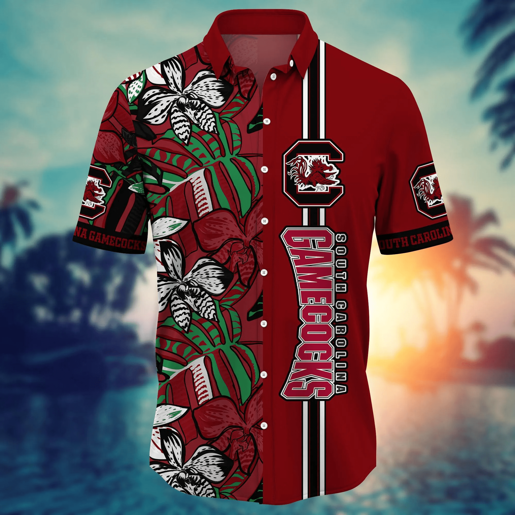 South Carolina Gamecocks NCAA Hawaiian Shirt Travel The World Sport Shirts