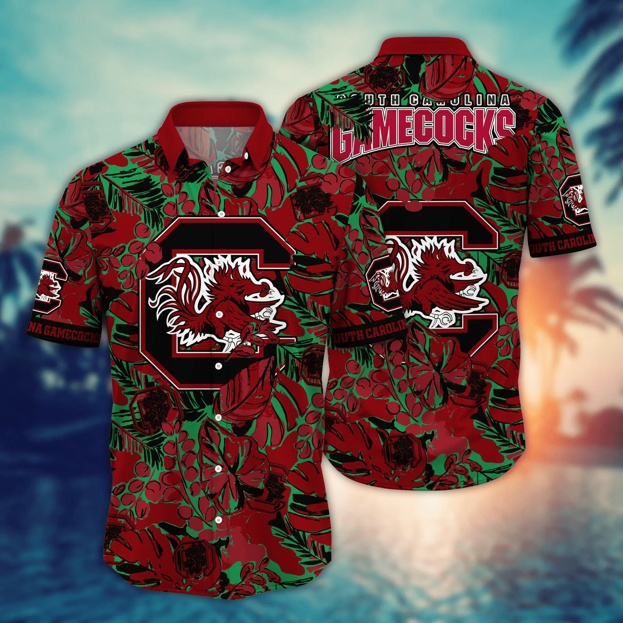 South Carolina Gamecocks NCAA Hawaiian Shirt Water Sports Aloha Shirt