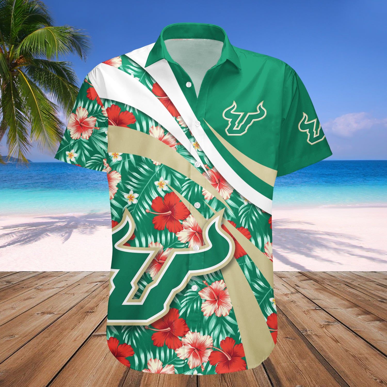 South Florida Bulls Hawaii Shirt Hibiscus Sport Style – NCAA