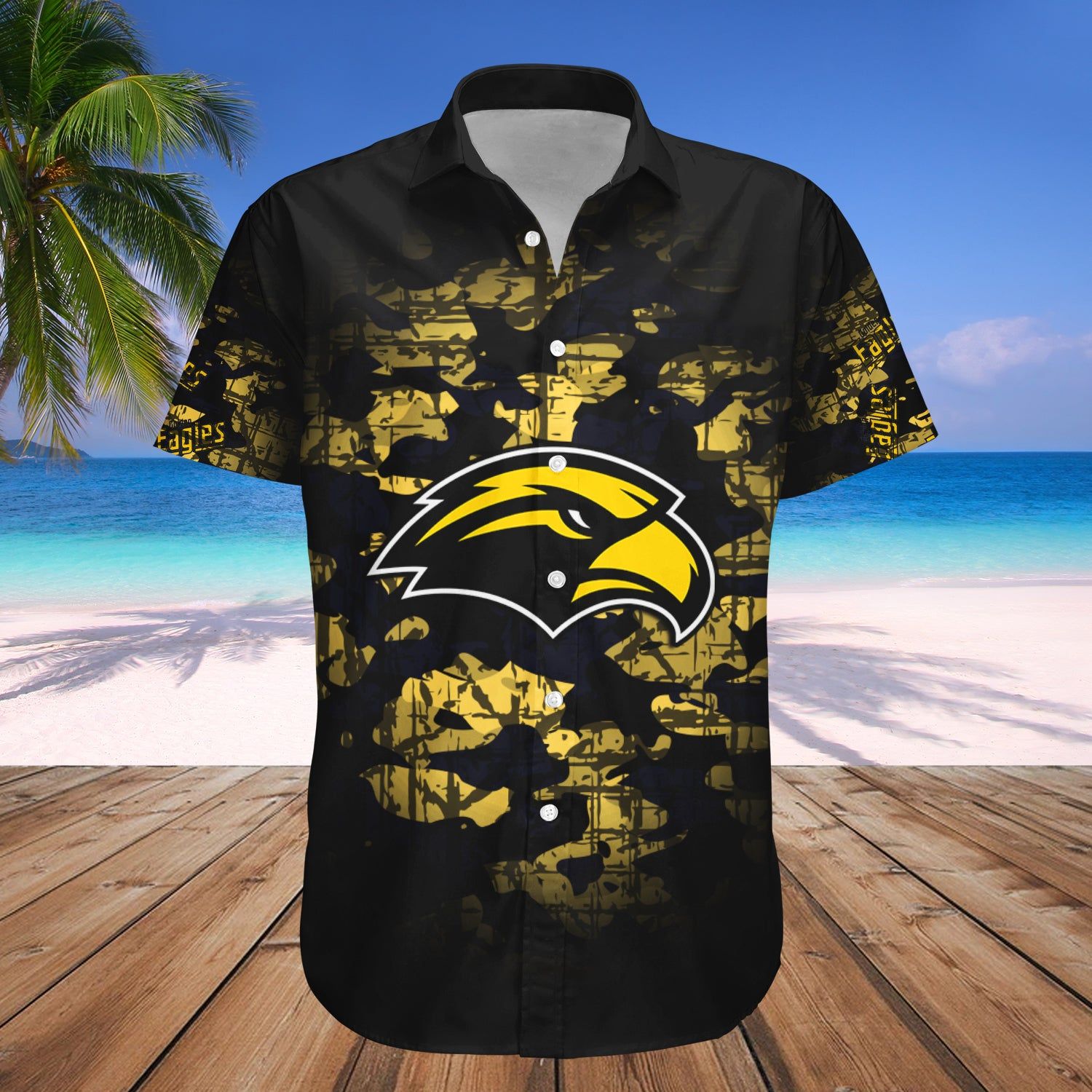 Southern Miss Golden Eagles Hawaii Shirt Camouflage Vintage – NCAA