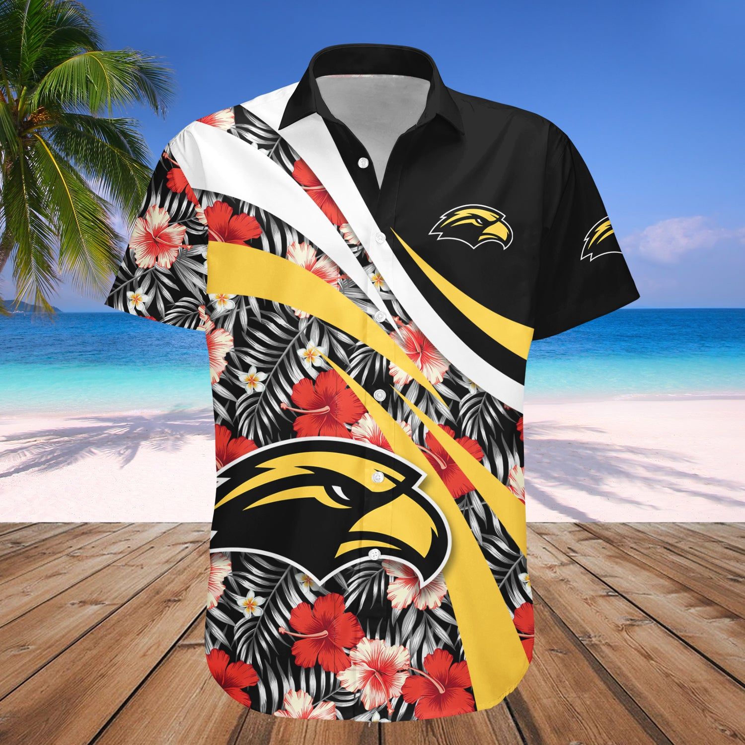 Southern Miss Golden Eagles Hawaii Shirt Hibiscus Sport Style – NCAA