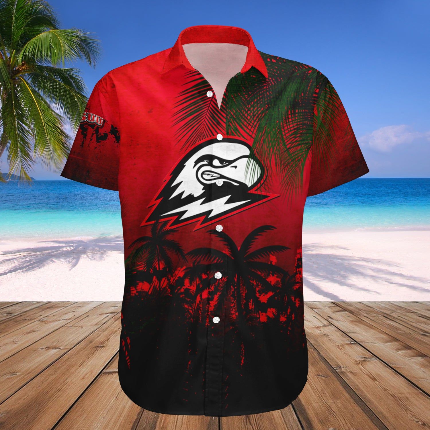 Southern Utah Thunderbirds Hawaii Shirt Coconut Tree Tropical Grunge – NCAA