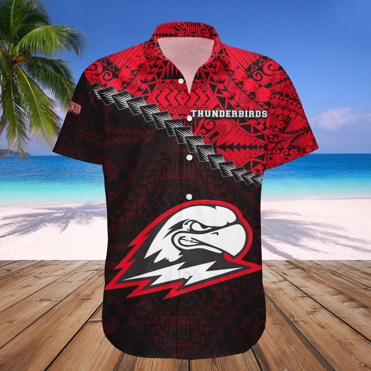 Southern Utah Thunderbirds Hawaii Shirt Grunge Polynesian Tattoo – NCAA