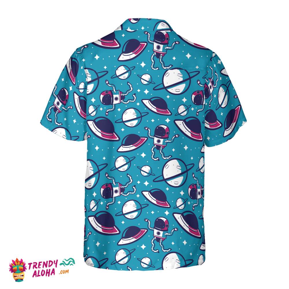 Space Cartoon Hawaiian Shirt