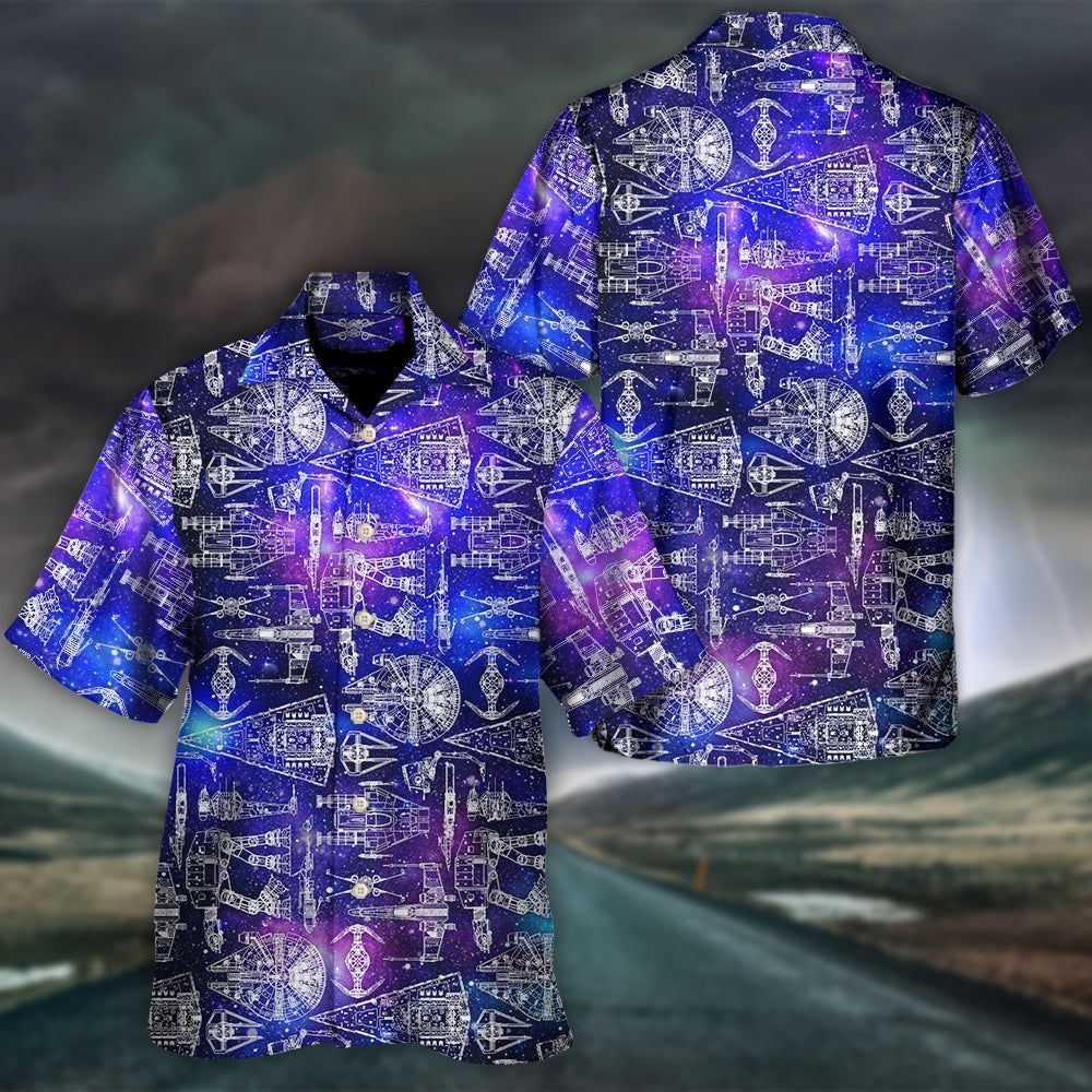 Space Ships Star Wars Galaxy – Hawaiian Shirt For Men, Women, Kids