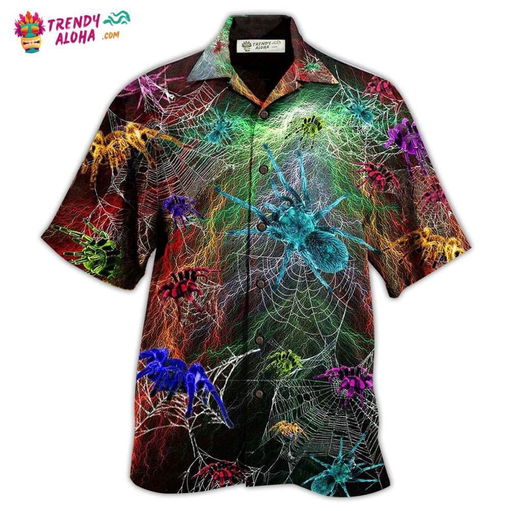 Spider Color Love Animals Hawaiian Shirt – Trendy Aloha Spider Color Love Animals Hawaiian Shirt – Trendy Aloha