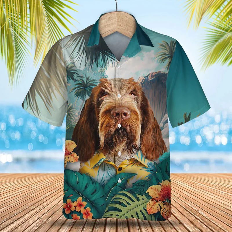 Spinone Italiano Trendy Hawaiian Shirt, Dog Lover Trendy Hawaiian Shirt, Summer Gift For Men And Women Spinone Italiano Trendy Hawaiian Shirt, Dog Lover Trendy Hawaiian Shirt, Summer Gift For Men And Women