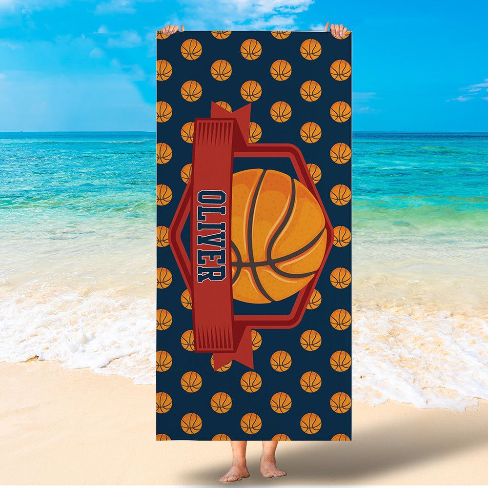 Sport Theme Personalized Kids Lovely Summer Beach Towels Adventure