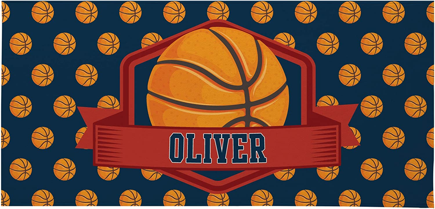 Sports Fan Theme Personalized Beach Towels Spring Break Summer Fun