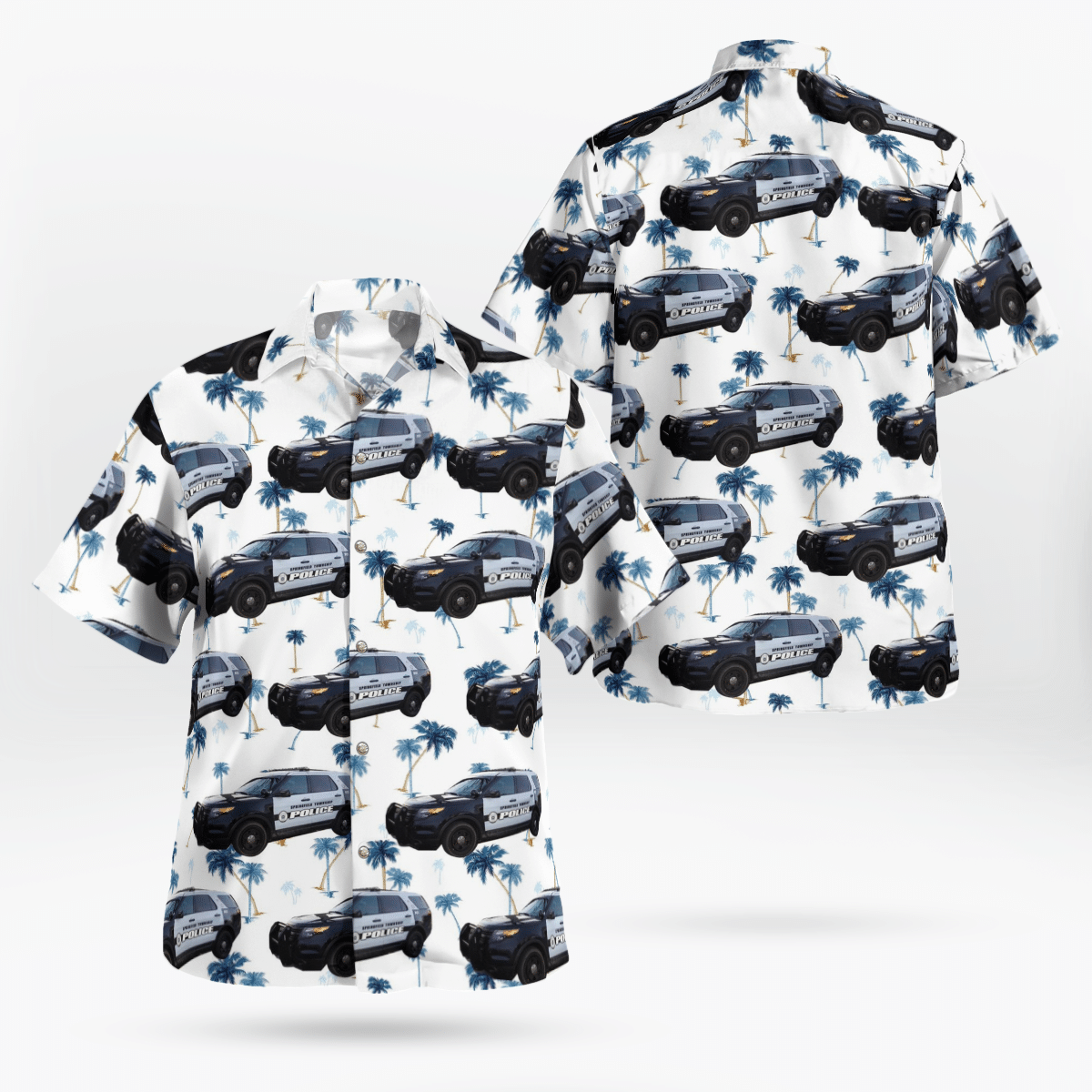 Springfield Delco Police Department Hawaiian Shirt