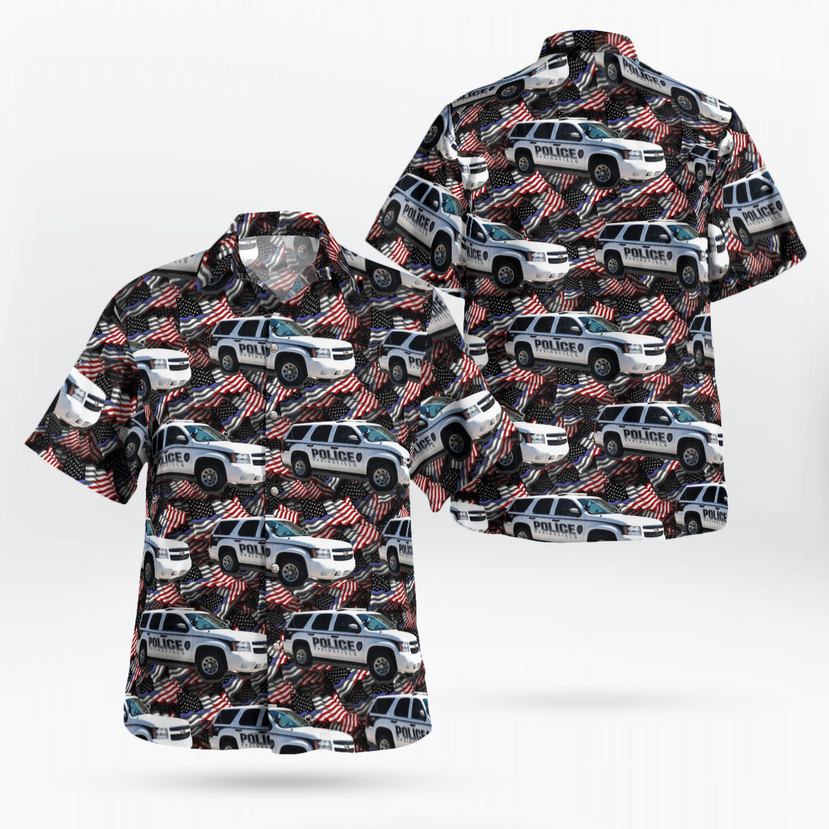 Springfield Police Department Emblem Hawaiian Shirt – Colorado Edition