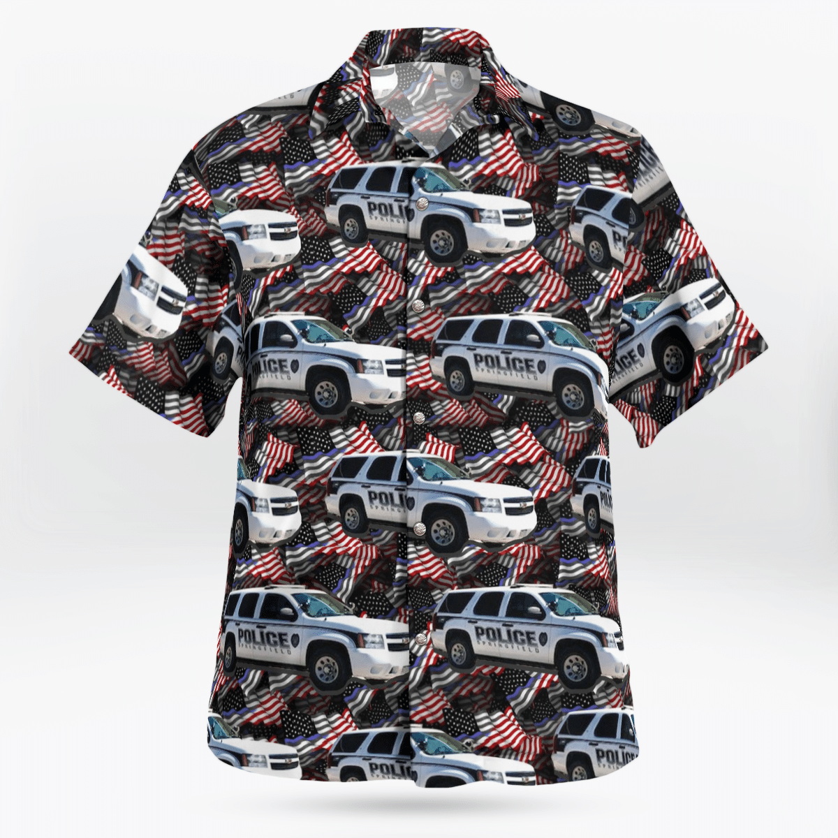 Springfield Police Department Emblem Hawaiian Shirt – Colorado Edition