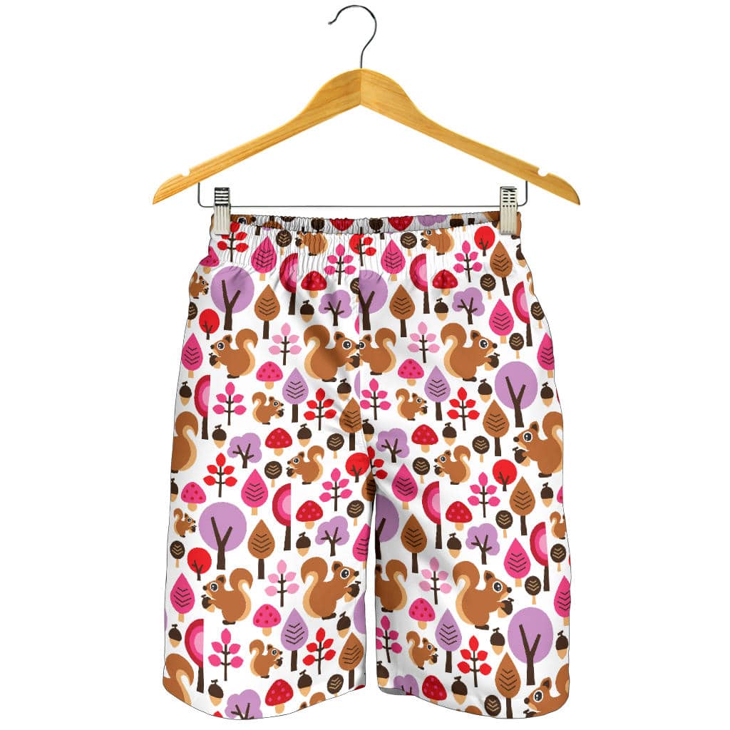 Squirrel Pattern Print Design 02 For Men Women Kid Shorts
