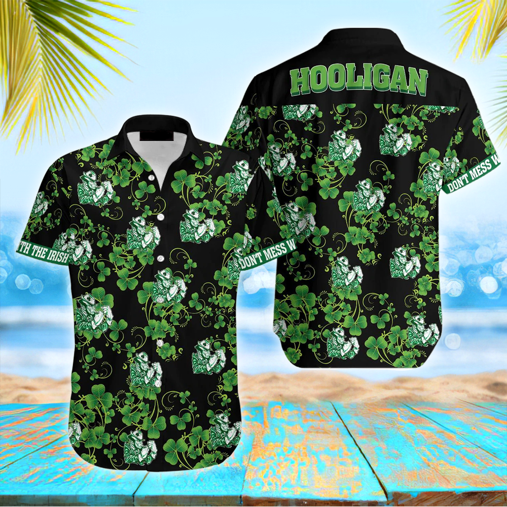 St Patrick’s Day Hawaii Shirt Irish St. Patrick’s Day Holidgan Aloha Shirt St Patrick’s Day Shirt
