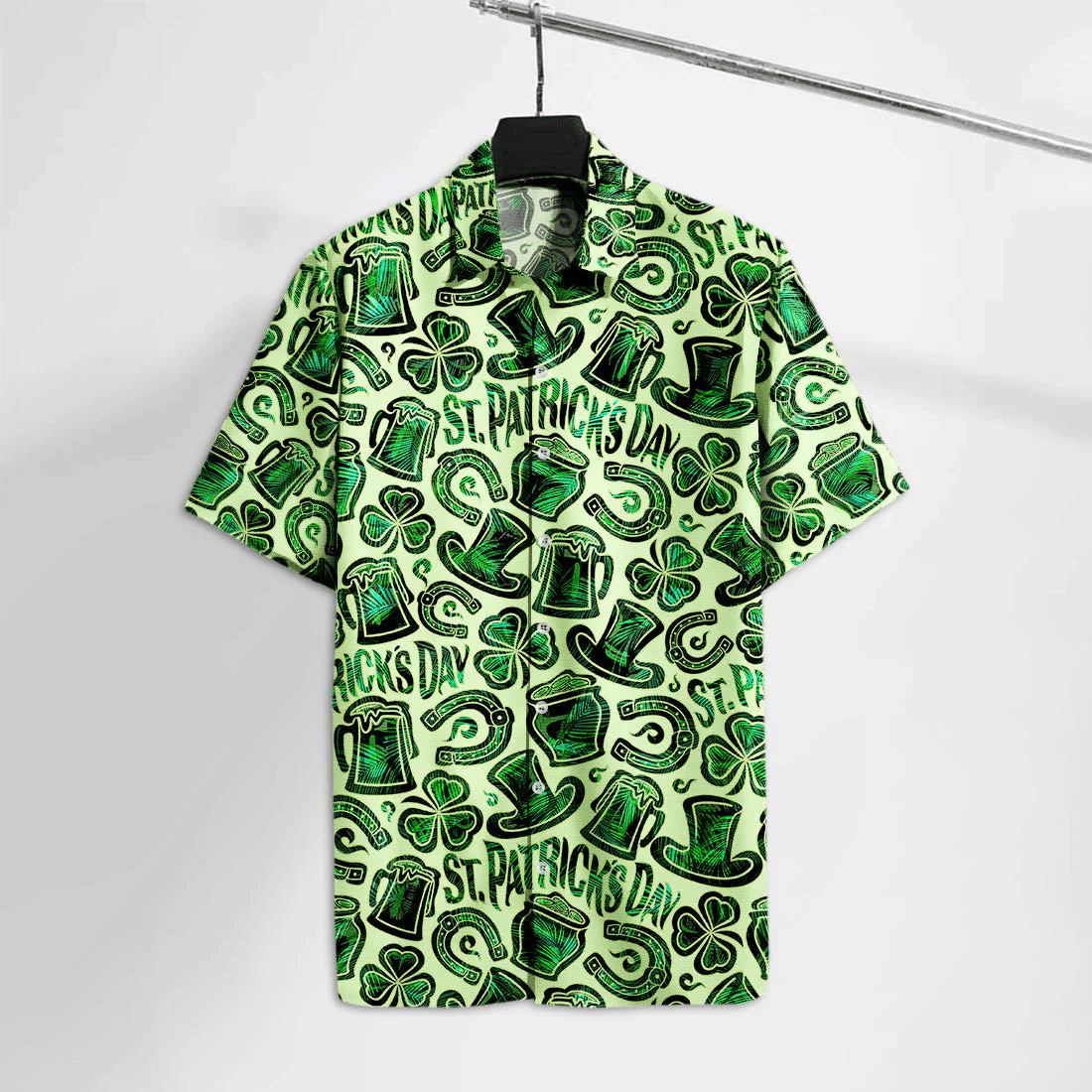 St Patricks Day Hawaiian Shirt Irish Happy St Patricks Day Hawaii Tshirt St. Patricks Day Aloha Shirt