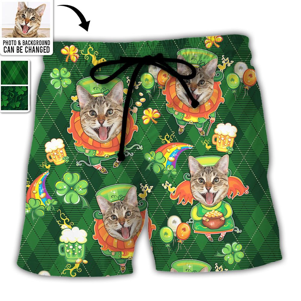 St Patrick’s Day Lucky Coin Shamrock Art Funny Custom Photo Trendy Aloha Hawaiian Beach Shorts – Personalized Photo Gifts St Patrick’s Day Lucky Coin Shamrock Art Funny Custom Photo Trendy Aloha Hawaiian Beach Shorts – Personalized Photo Gifts