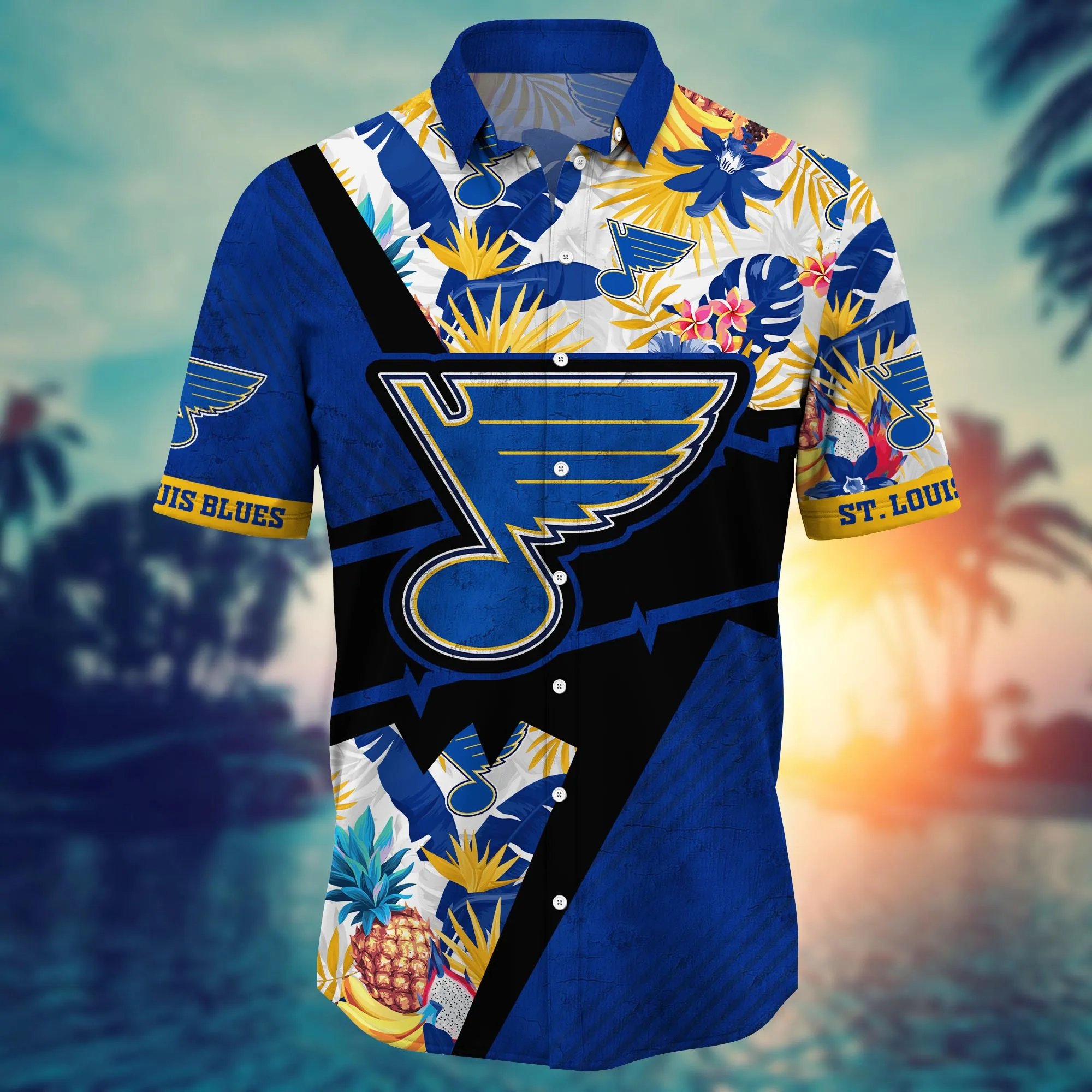 St. Louis Blues NHL Hawaiian Shirt Picnics Aloha Shirt
