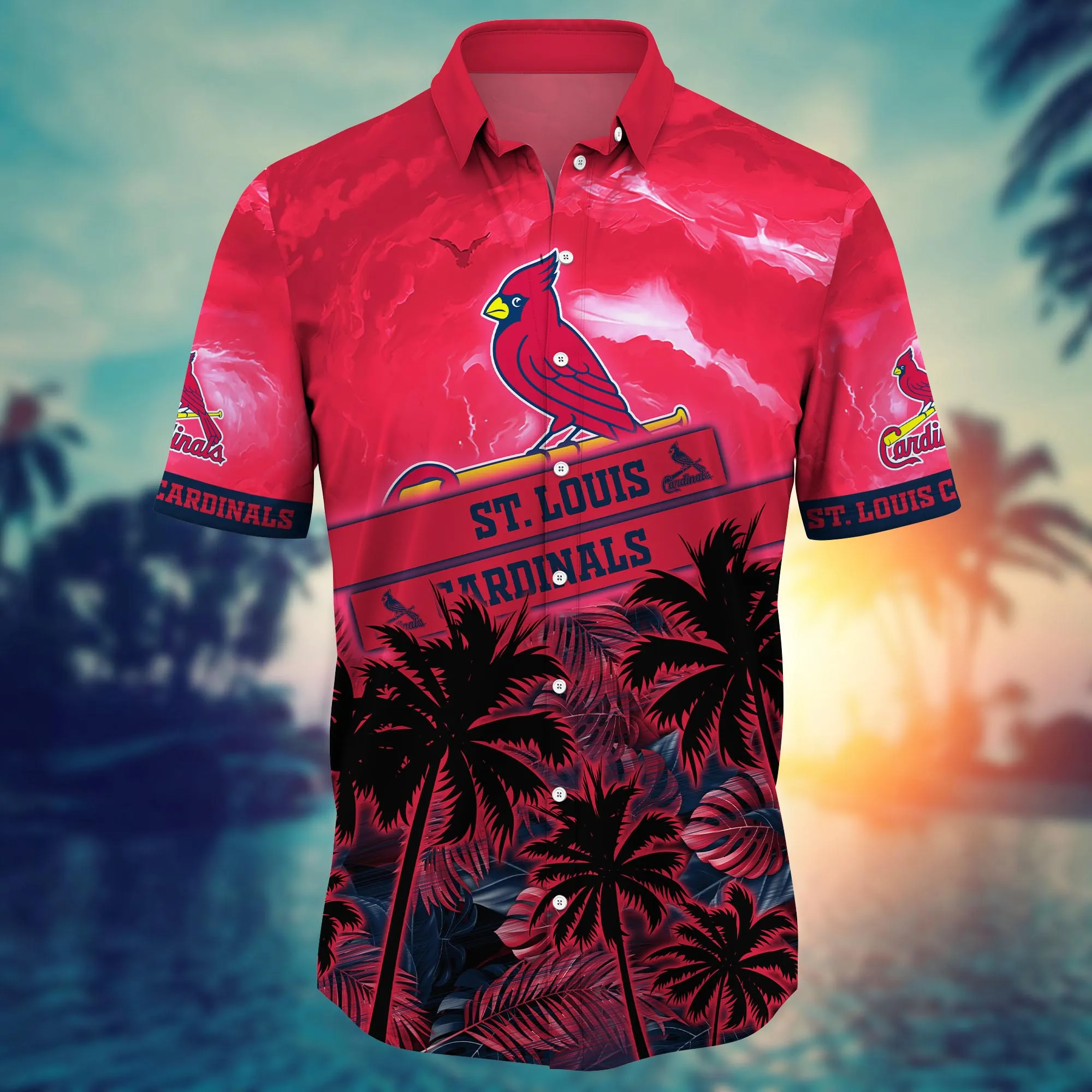 St. Louis Cardinals MLB Hawaiian Shirt Balmy Days Aloha Shirt