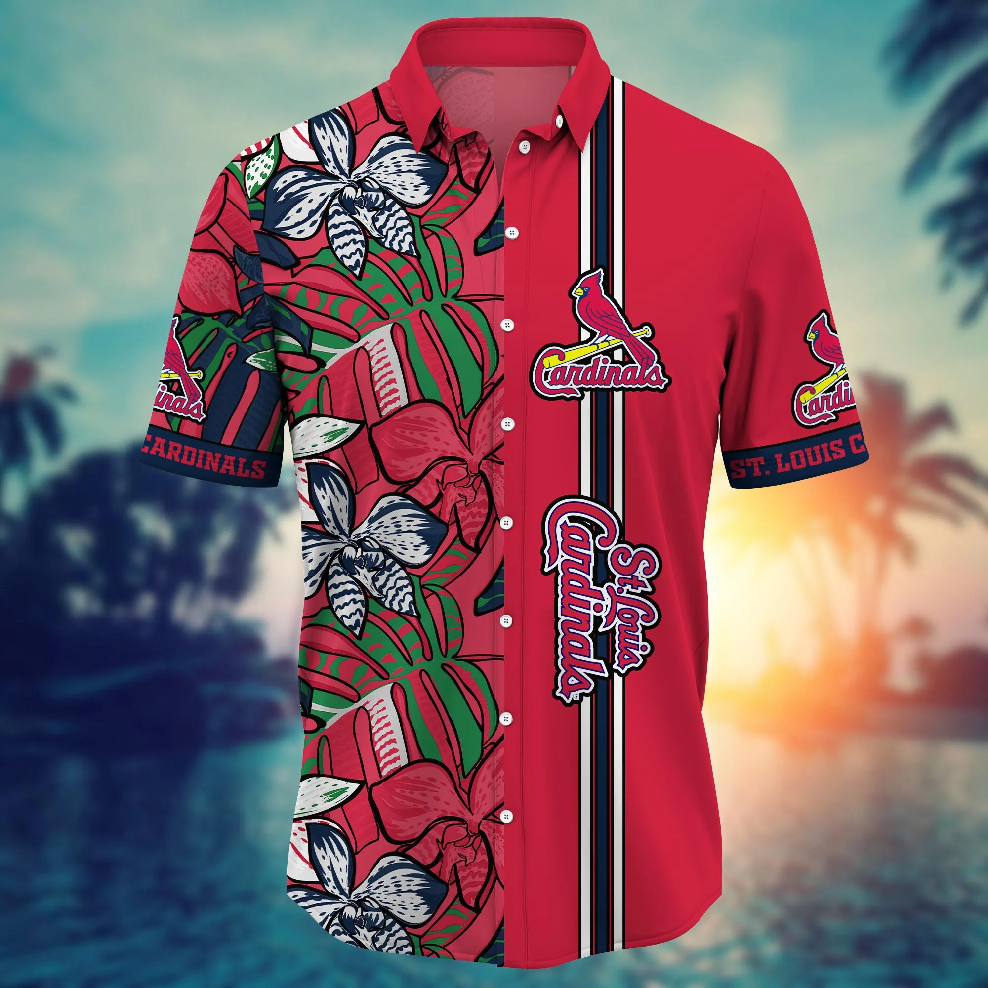 St. Louis Cardinals MLB Hawaiian Shirt Break Aloha Shirt