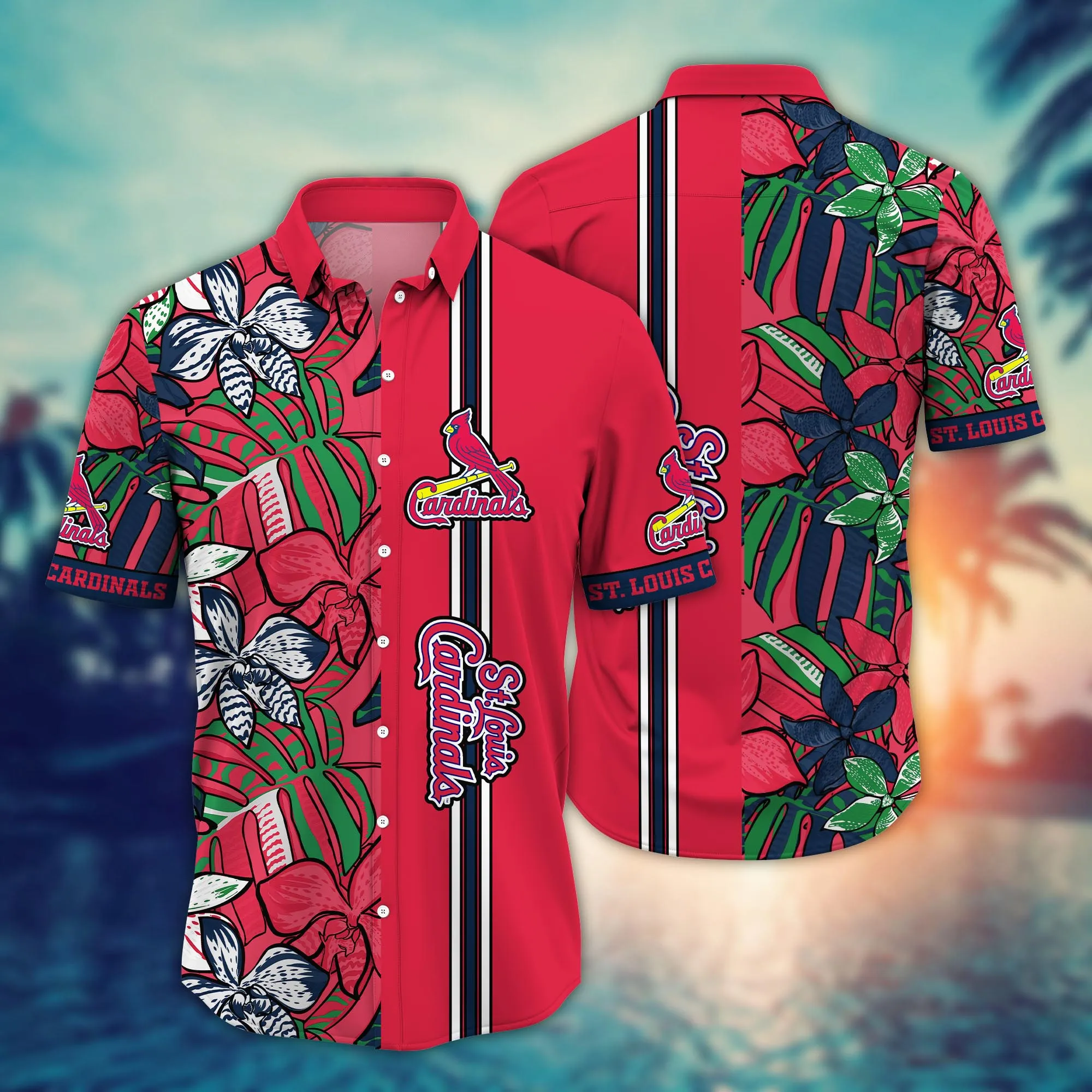 St. Louis Cardinals MLB Hawaiian Shirt Break Aloha Shirt