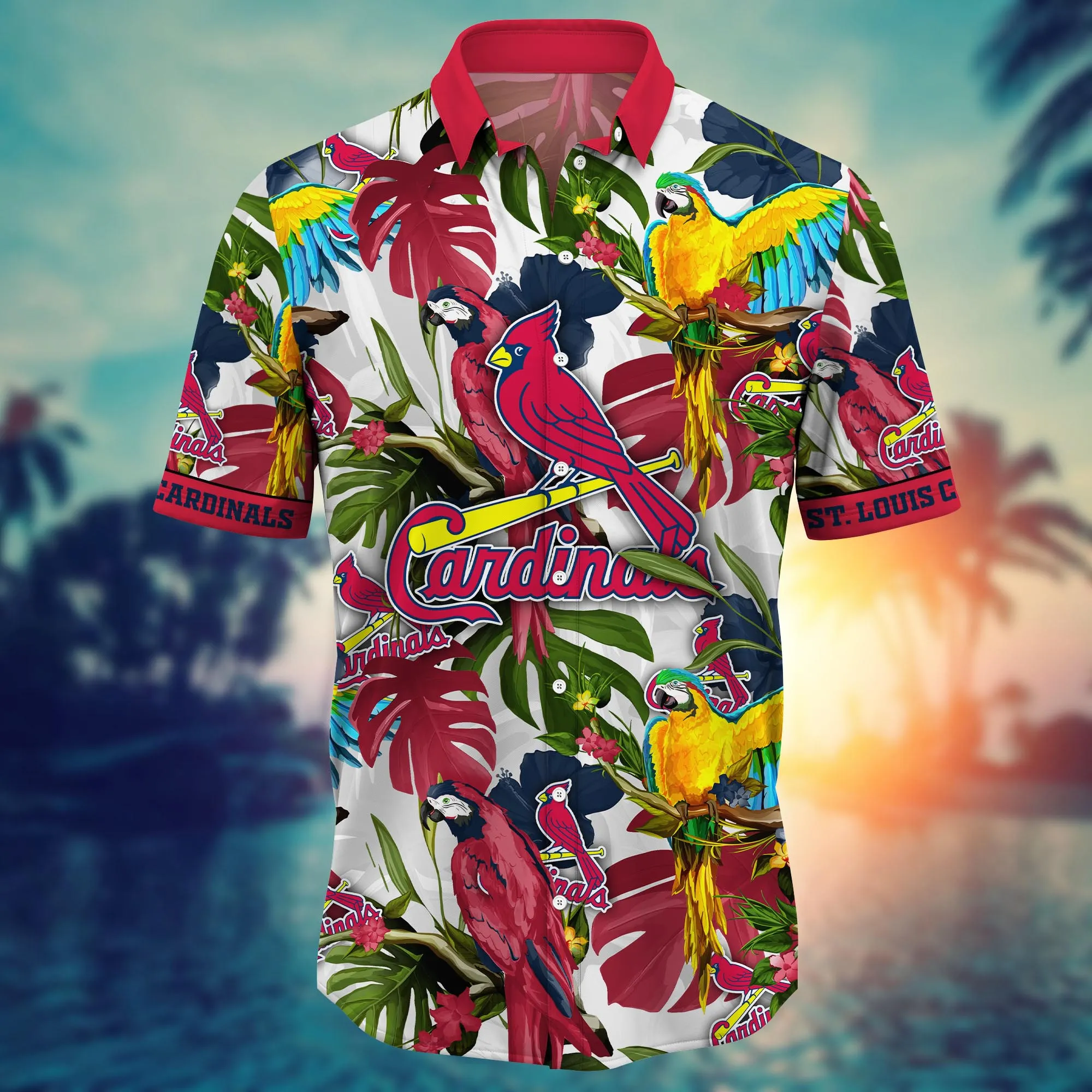 St. Louis Cardinals MLB Hawaiian Shirt Sunlittime Aloha Shirt