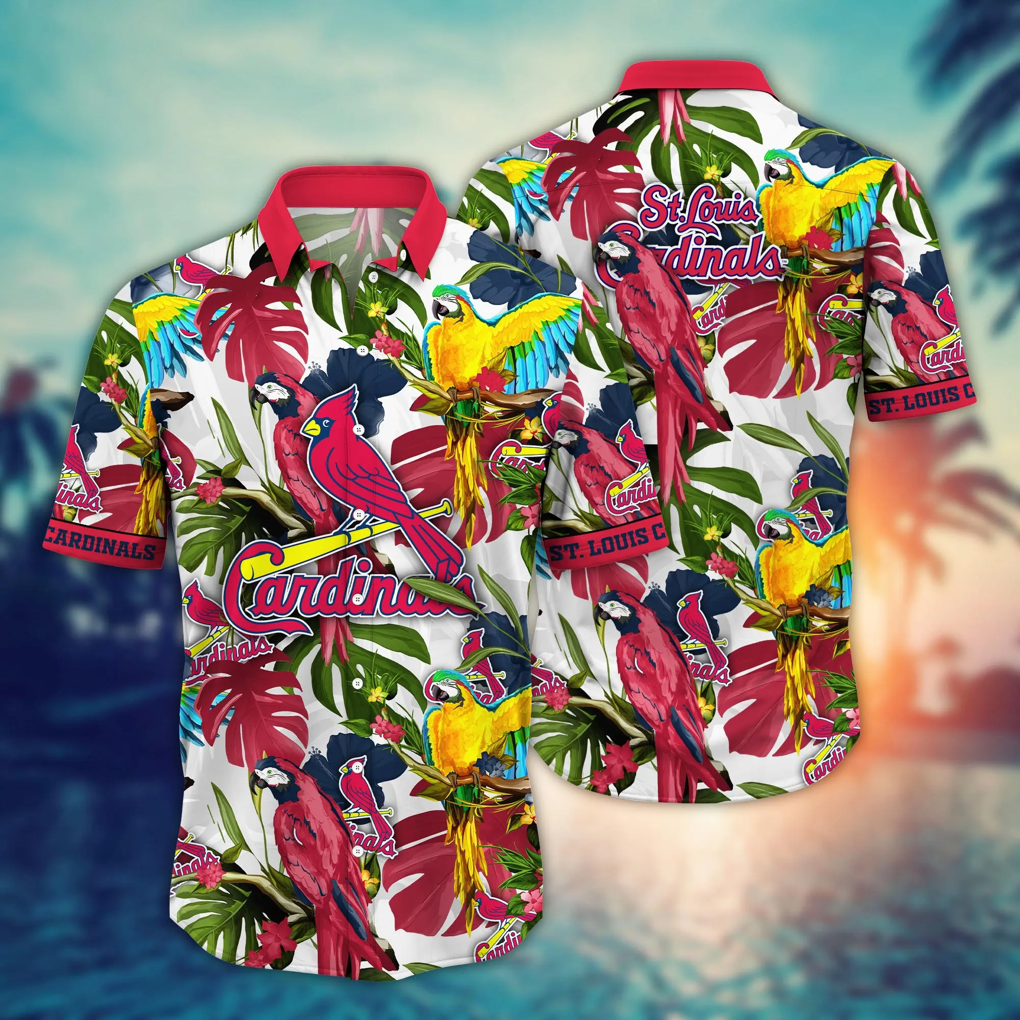 St. Louis Cardinals MLB Hawaiian Shirt Sunlittime Aloha Shirt