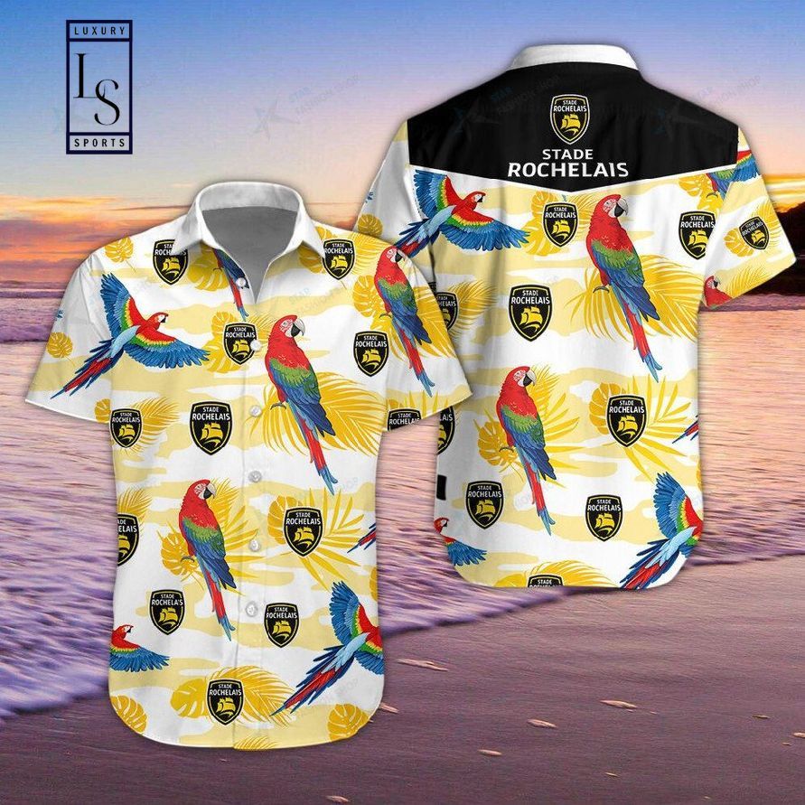 Stade Rochelais Rugby Glory in a Hawaiian Shirt
