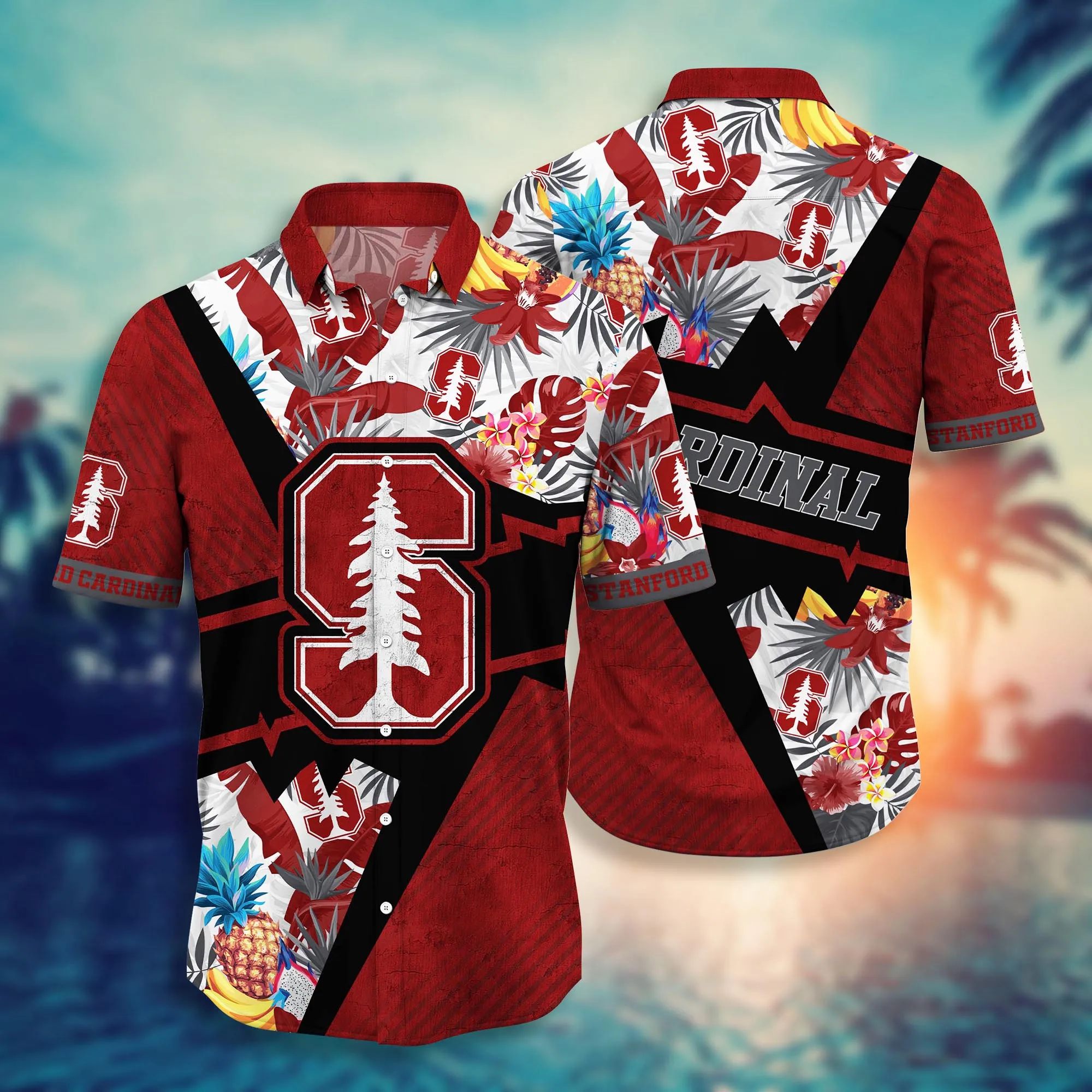 Stanford Cardinal NCAA Hawaiian Shirt Hot Season Aloha Shirt Stanford Cardinal NCAA Hawaiian Shirt Hot Season Aloha Shirt