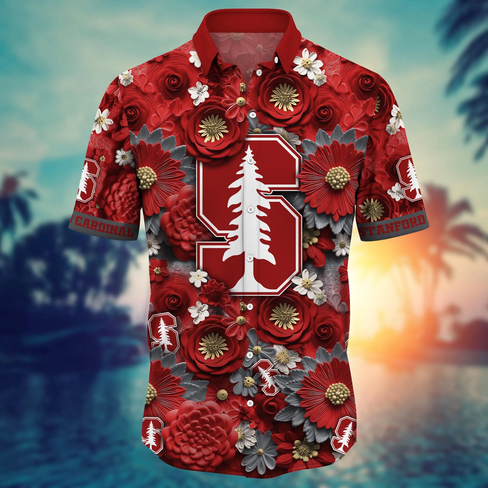 Stanford Cardinal NCAA Hawaiian Shirt Trending For This Summer Customize Shirt Any Team