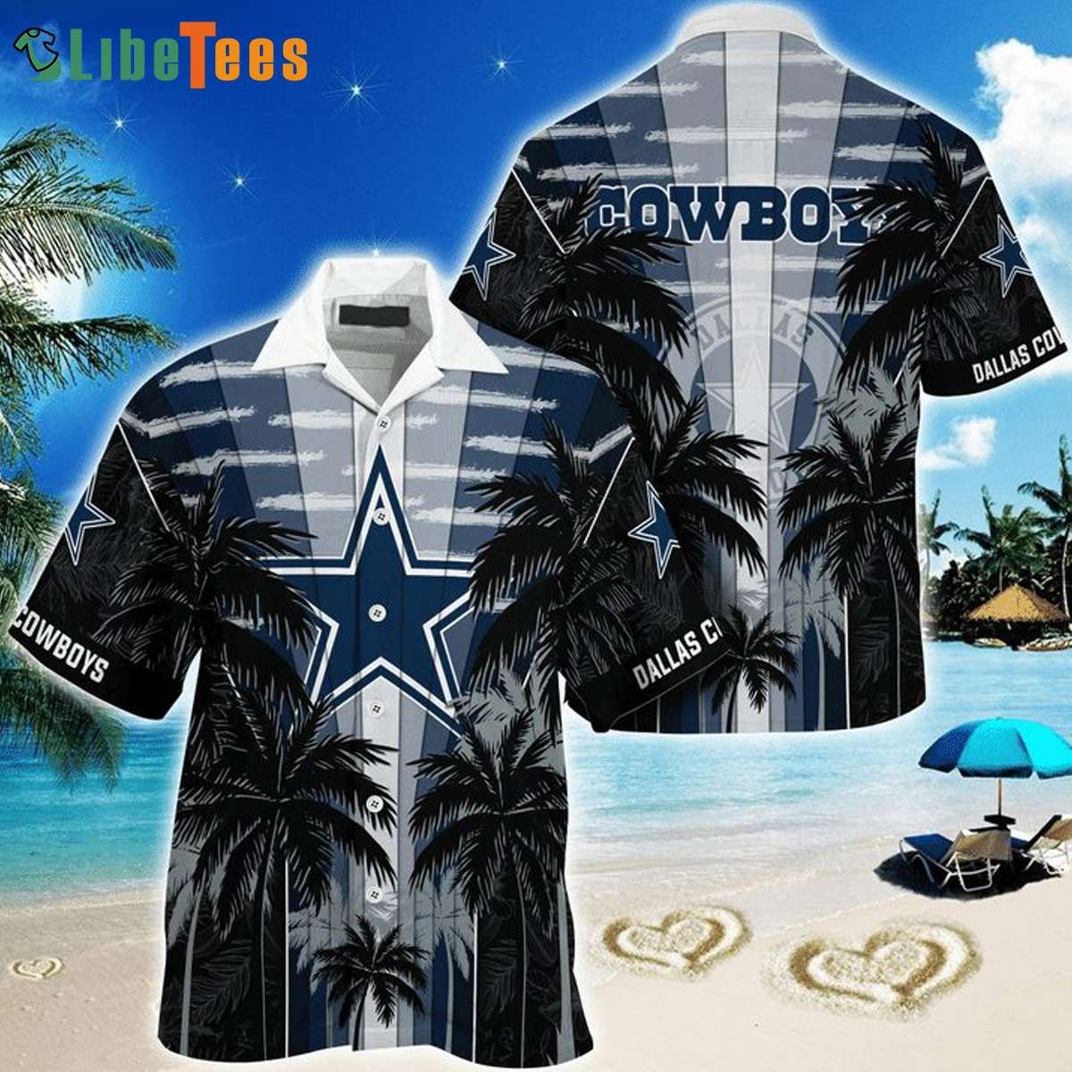 Star Rise Up In Coconut Forest NFL Dallas Cowboys Hawaiian Shirt Perfect Gifts For Your Loved Ones