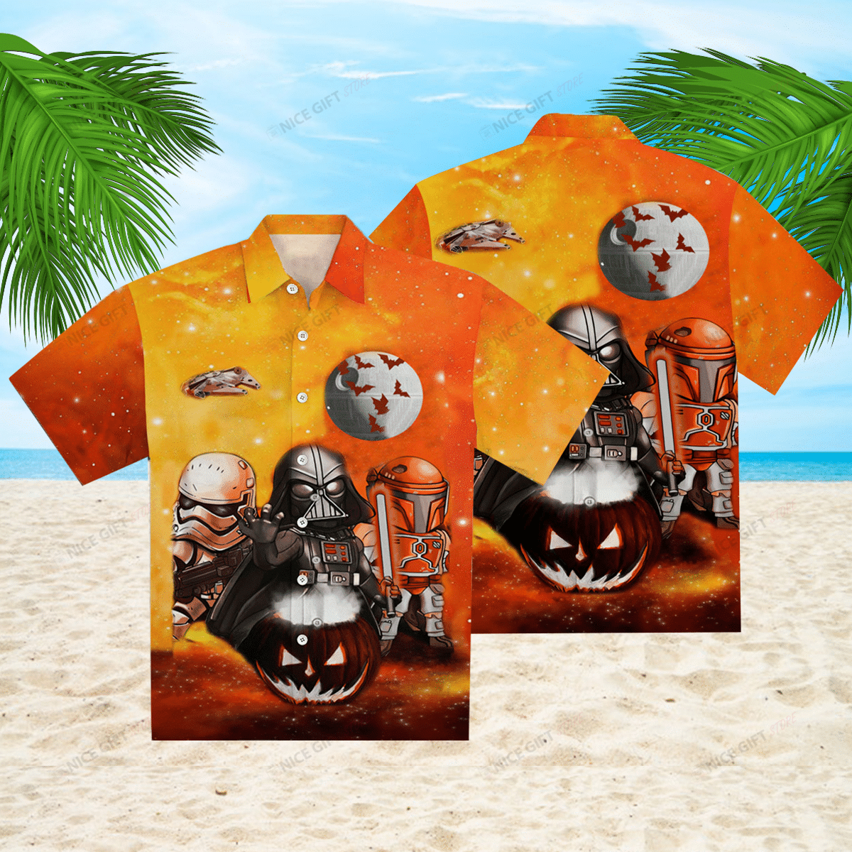 Star Wars Aloha Shirt Featuring Custom Name and Design