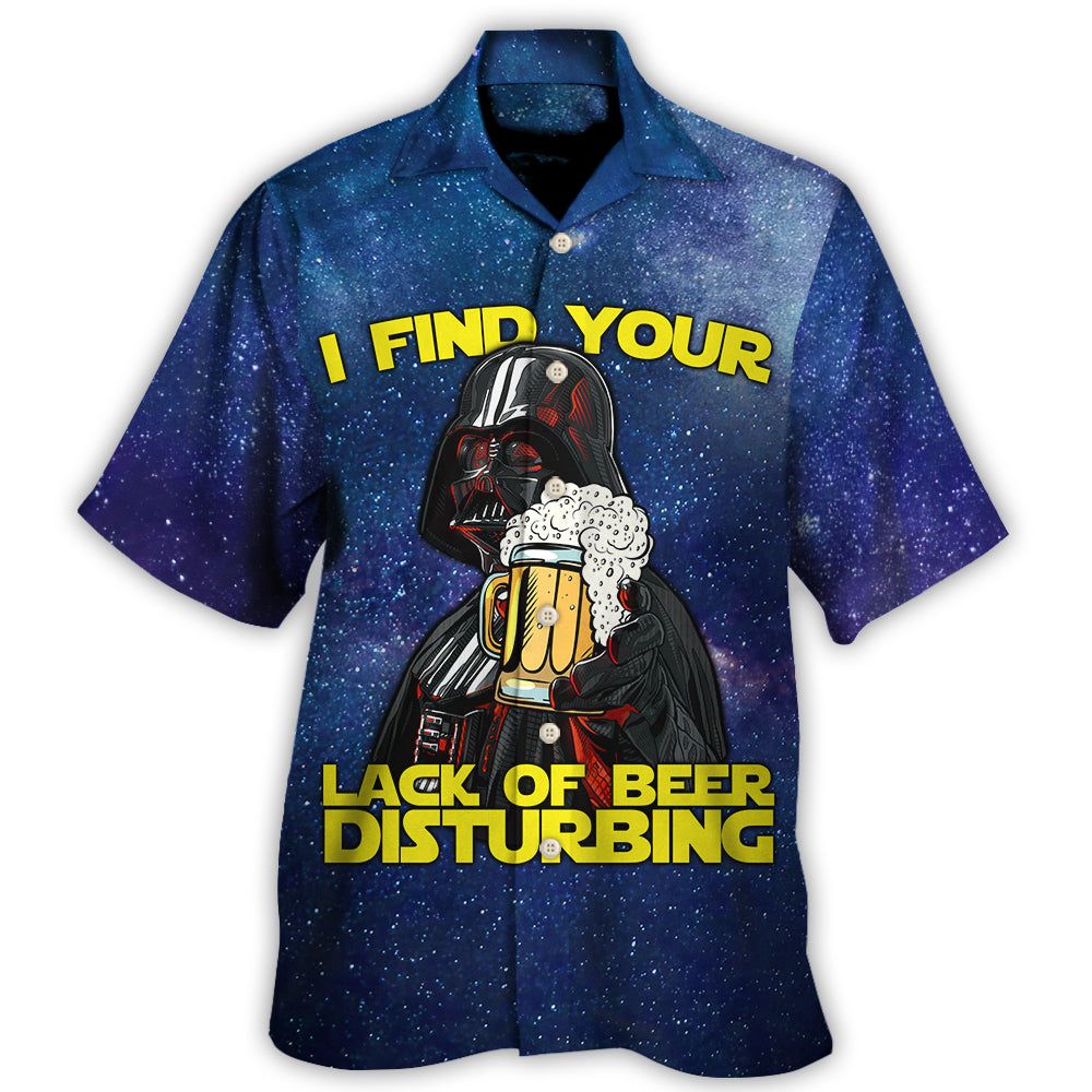 Star Wars Darth Vader I Find Your Lack Of Beer Disturbing Cool Hawaiian Shirt Star Wars Darth Vader I Find Your Lack Of Beer Disturbing Cool Hawaiian Shirt