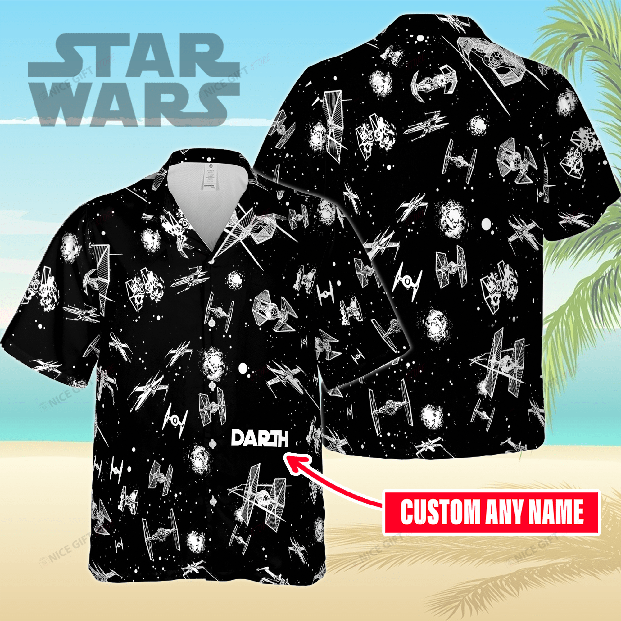 Star Wars Personalized Hawaiian 3D Shirt