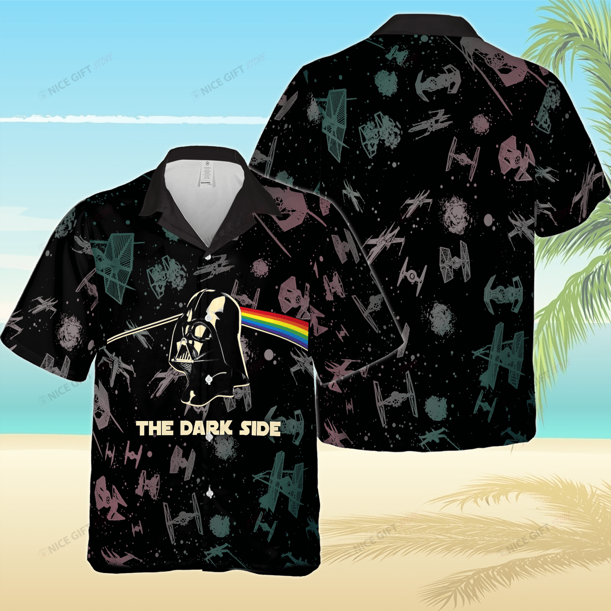 Star Wars The Dark Side Hawaiian 3D Shirt