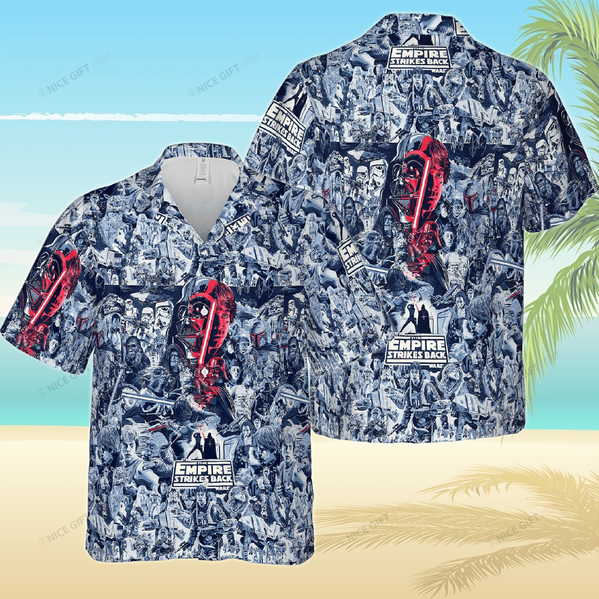 Star Wars The Empire Strikes Back Hawaiian 3D Shirt