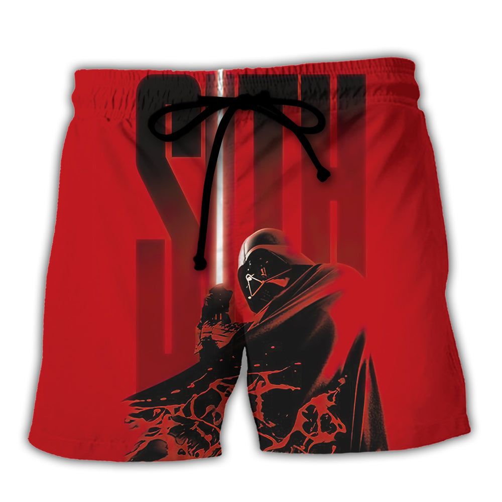 Starwars Darth Vader Sith Trendy Aloha Hawaiian Beach Shorts Starwars Darth Vader Sith Trendy Aloha Hawaiian Beach Shorts