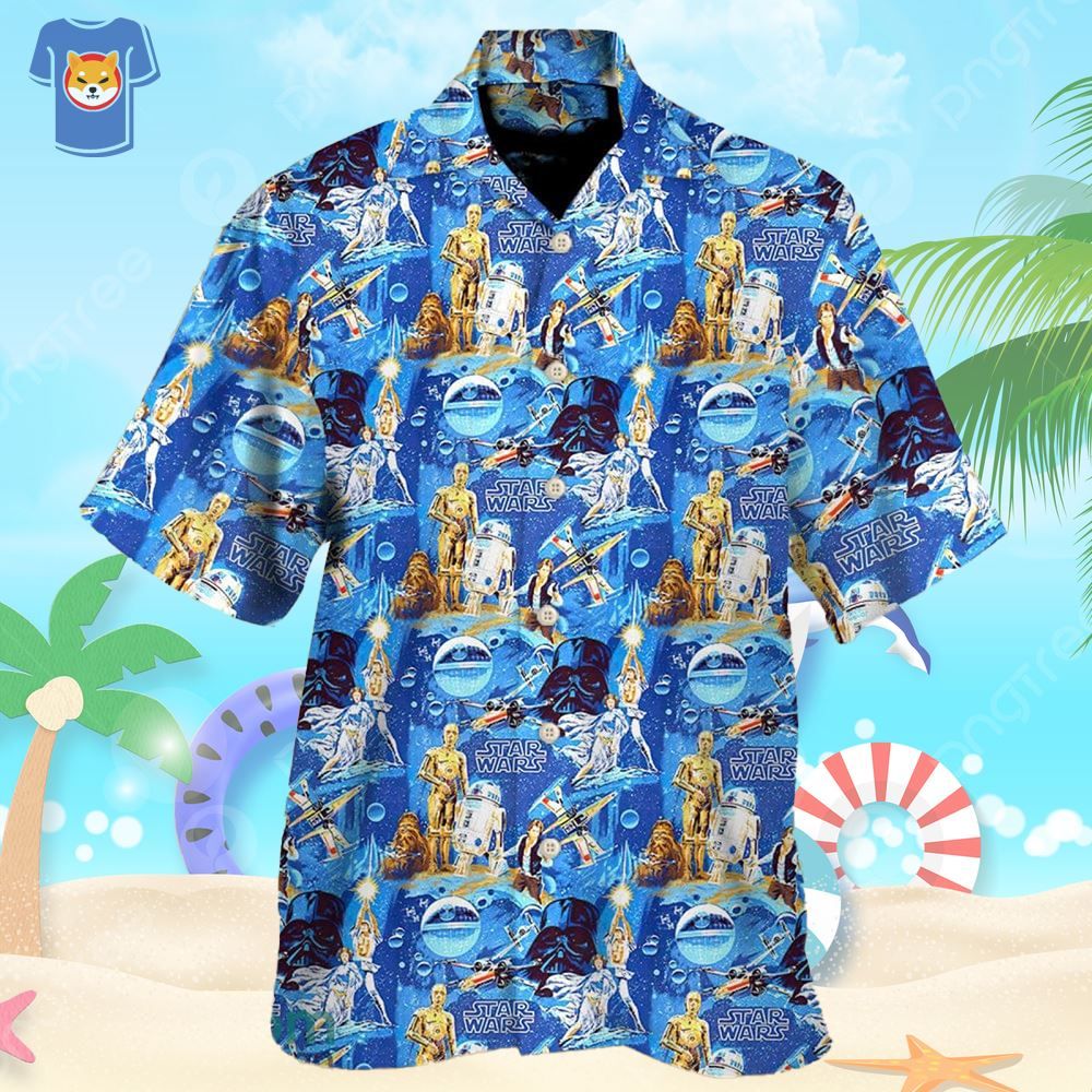 Starwars Luke Sleepwalker Hawaiian Shirt For Star Wars Movie Fans Starwars Luke Sleepwalker Hawaiian Shirt For Star Wars Movie Fans