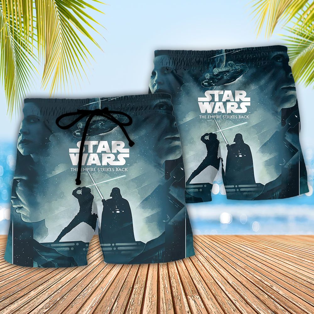 Starwars The Empire Strikes Back Trendy Aloha Hawaiian Beach Shorts