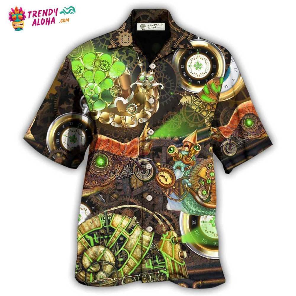 Steampunk Amazing Snail Hawaiian Shirt – Trendy Aloha