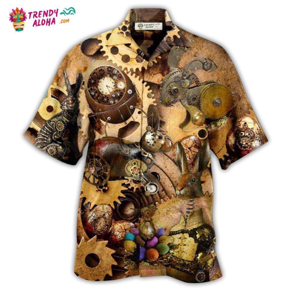 Steampunk Style Easter Enjoy Hawaiian Shirt – Trendy Aloha Steampunk Style Easter Enjoy Hawaiian Shirt – Trendy Aloha