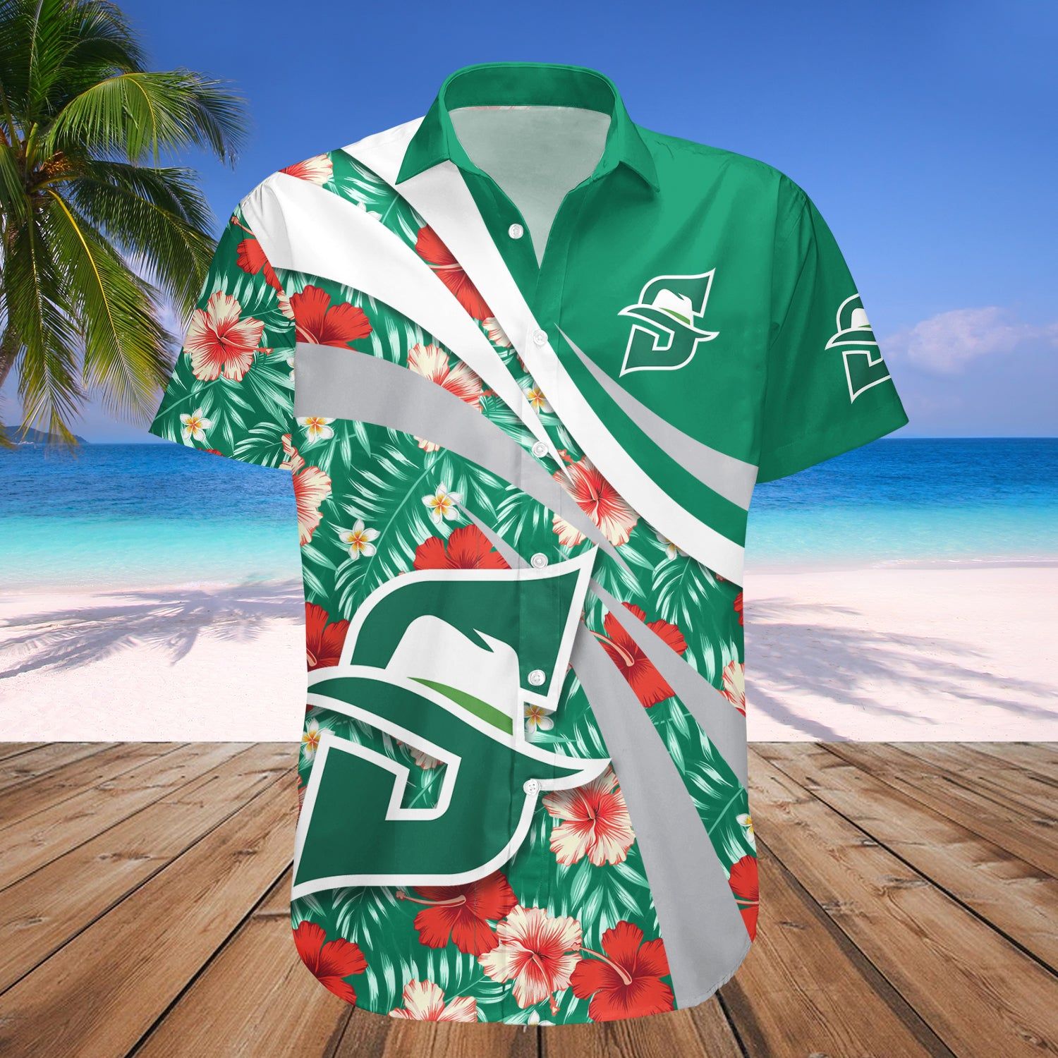 Stetson Hatters Hawaii Shirt Hibiscus Sport Style – NCAA