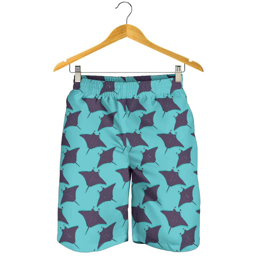 Stingray Pattern Print Design 02 For Men Women Kid Shorts