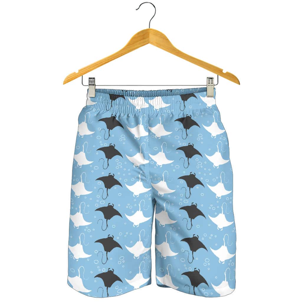 Stingray Pattern Print Design 03 For Men Women Kid Shorts