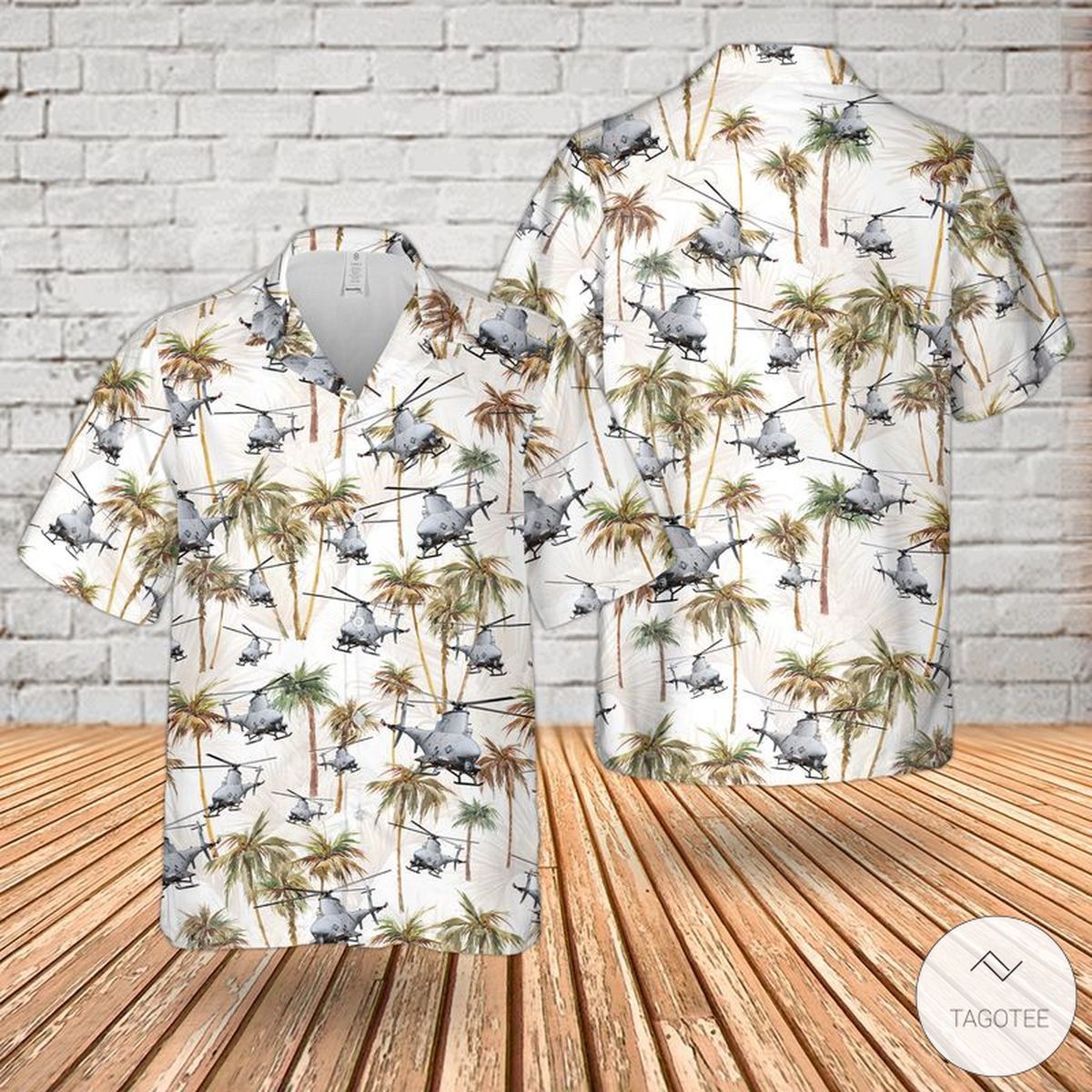 StylisNorthrop Grumman Fire Scout US Navy Hawaiian Shirt Design