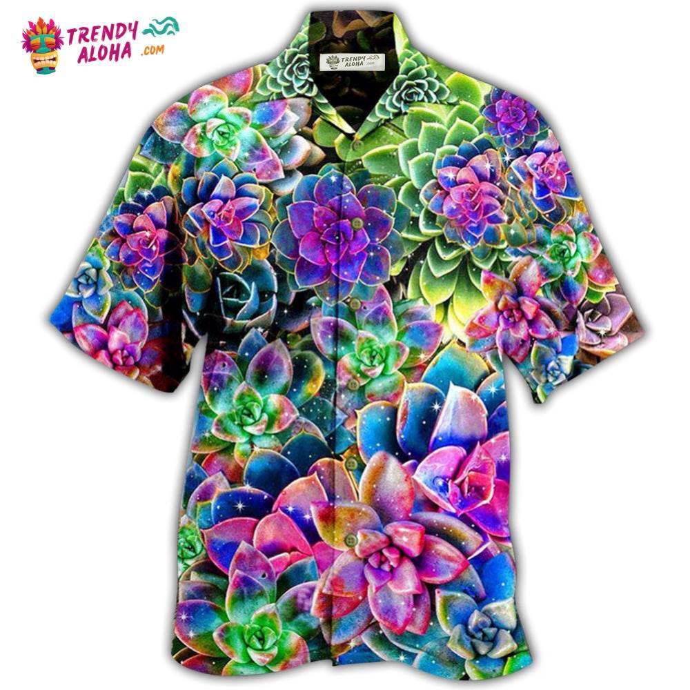 Succulent Flowers Succulents Are Planttastic Hawaiian Shirt – Trendy Aloha