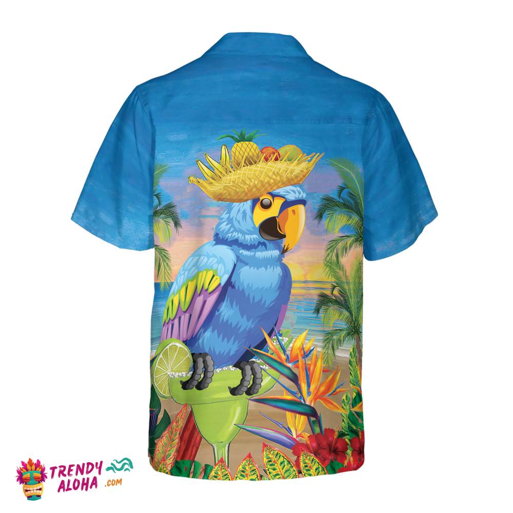 Summer Beach Parrot Hawaiian Shirt